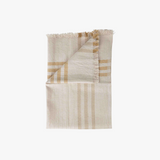 Sunny Stripe Checked Tea Towel