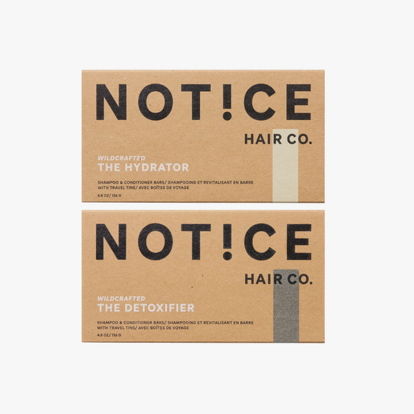 Notice Hair Co Shampoo & Conditioner Bar Travel Set