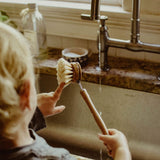 Bamboo and Sisal Pot Brush