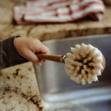 Bamboo and Sisal Pot Brush