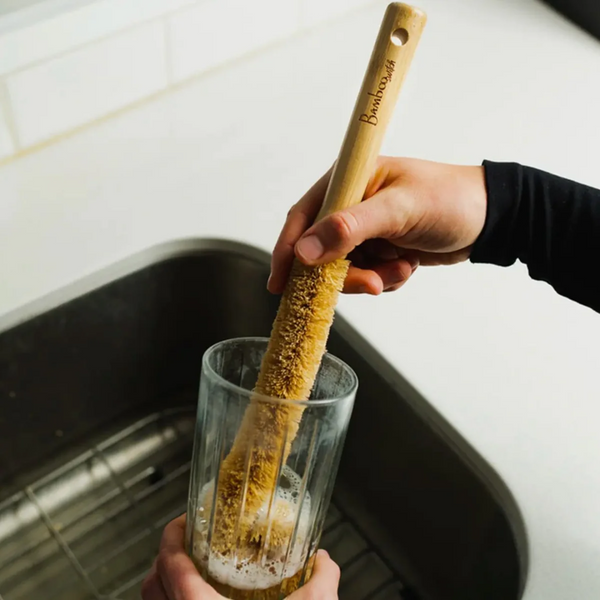 Extra Long Bamboo Bottle Brush