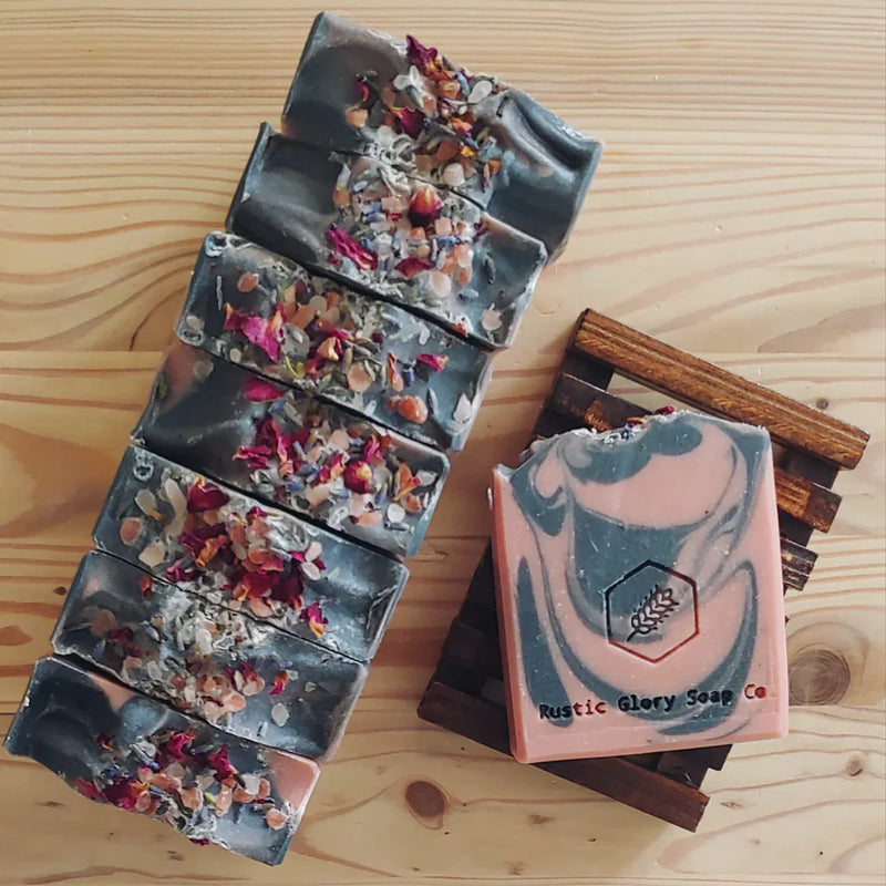 Activated Charcoal & Rose Clay Soap