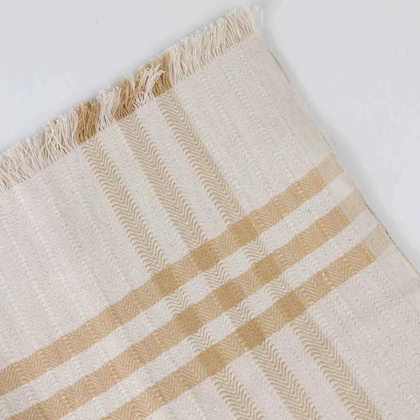 Sunny Stripe Checked Tea Towel