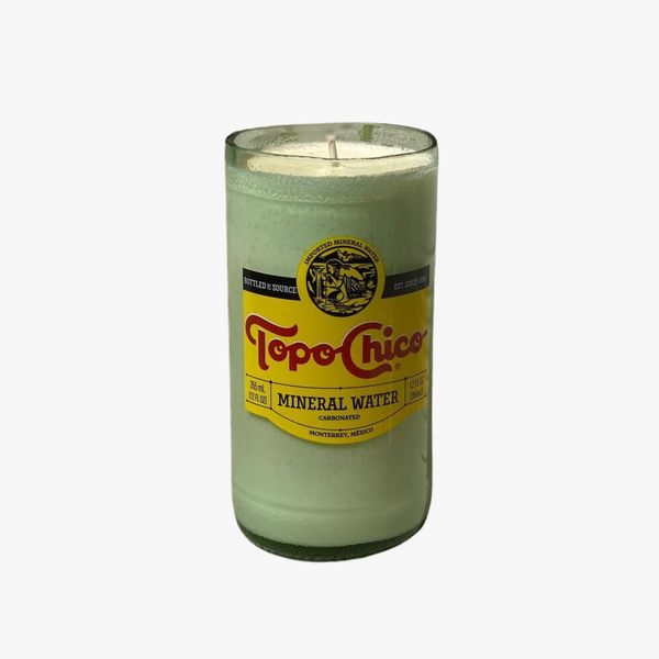 Topo Chico Candles from Bridgeport Candle Company