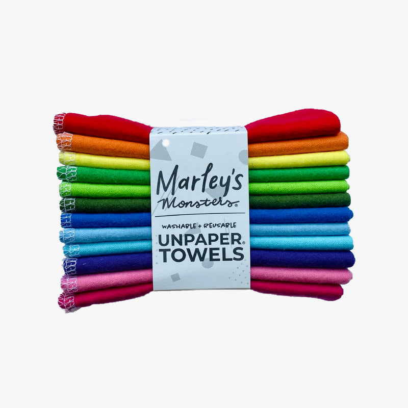 marley's monsters cloth napkins UNpaper Towels Refill Pack: Color Mixes