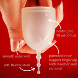 XO Flo Reusable Menstrual Cup